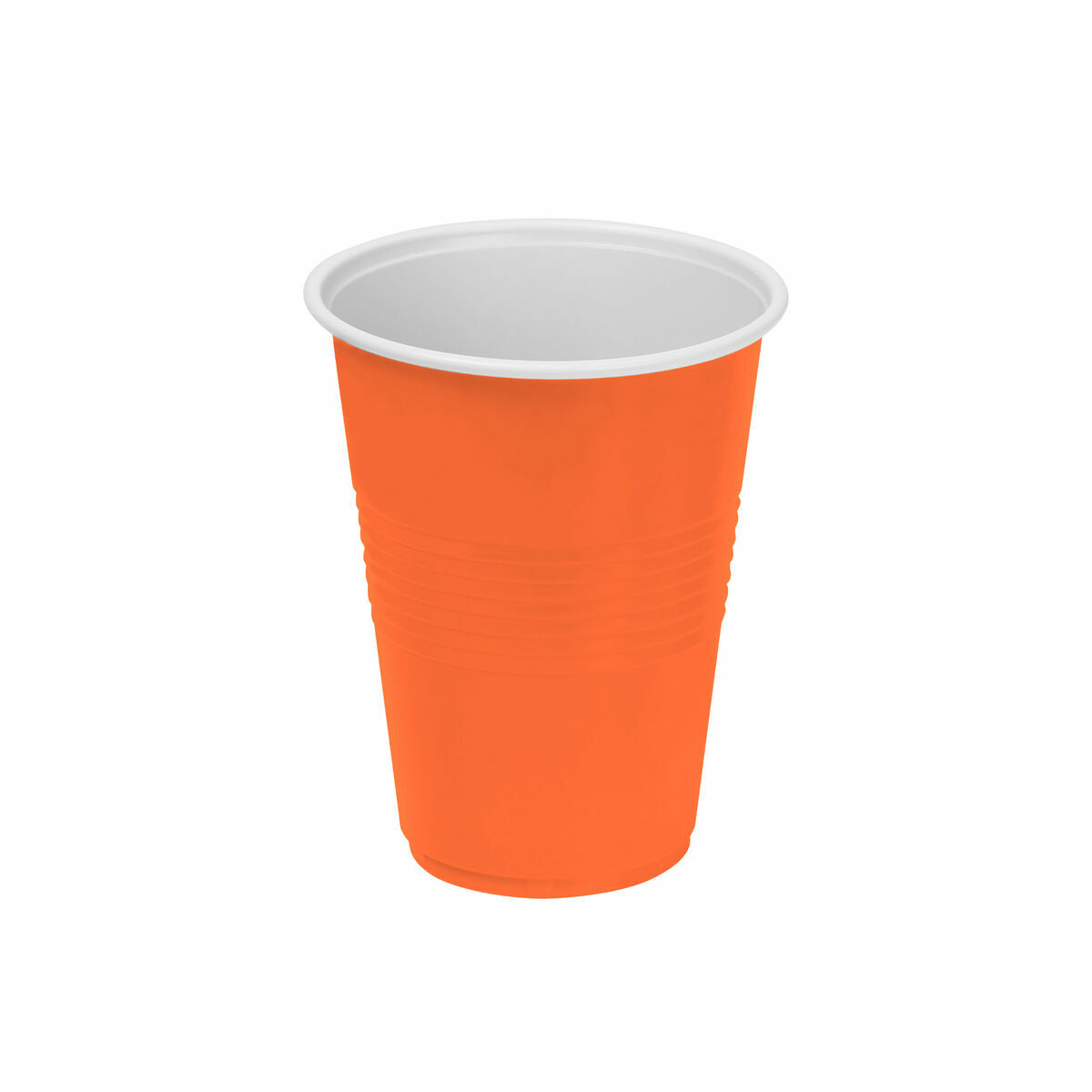 Set di bicchieri riutilizzabili Algon Arancio 24 Unità 250 ml (25 Pezzi)